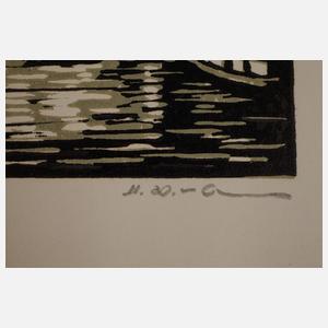 Hans Weiß-Aue, Konvolut Lineolschnitte