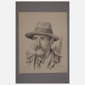 Hans Weiß-Aue, Herrenportrait