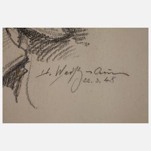 Hans Weiß-Aue, Herrenportrait