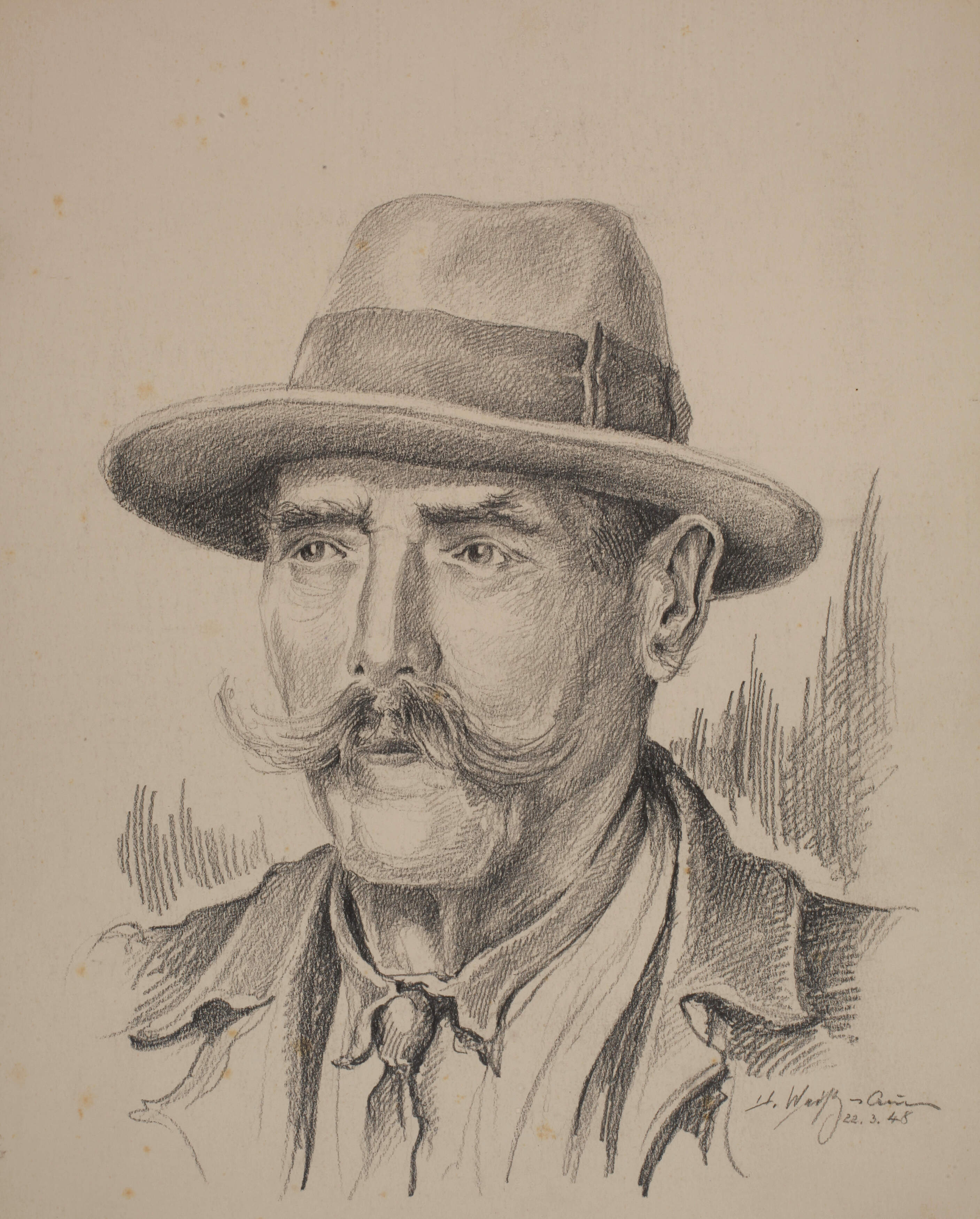 Hans Weiß-Aue, Herrenportrait