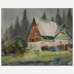 Hans Weiß-Aue, "Regentag..."