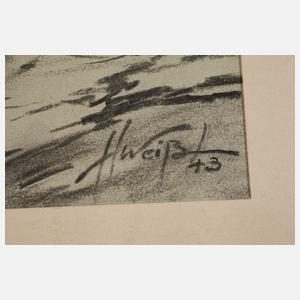 Hans Weiß-Aue, "Felsen an der Morgenleithe"