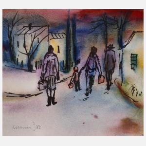 Albert Hennig, Winterwanderung