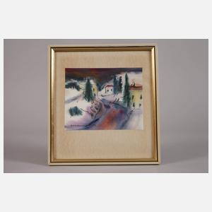 Albert Hennig, Winterabend