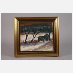 Albert Hennig, Winterabend