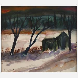 Albert Hennig, Winterabend