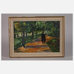 Albert Hennig, Im Park