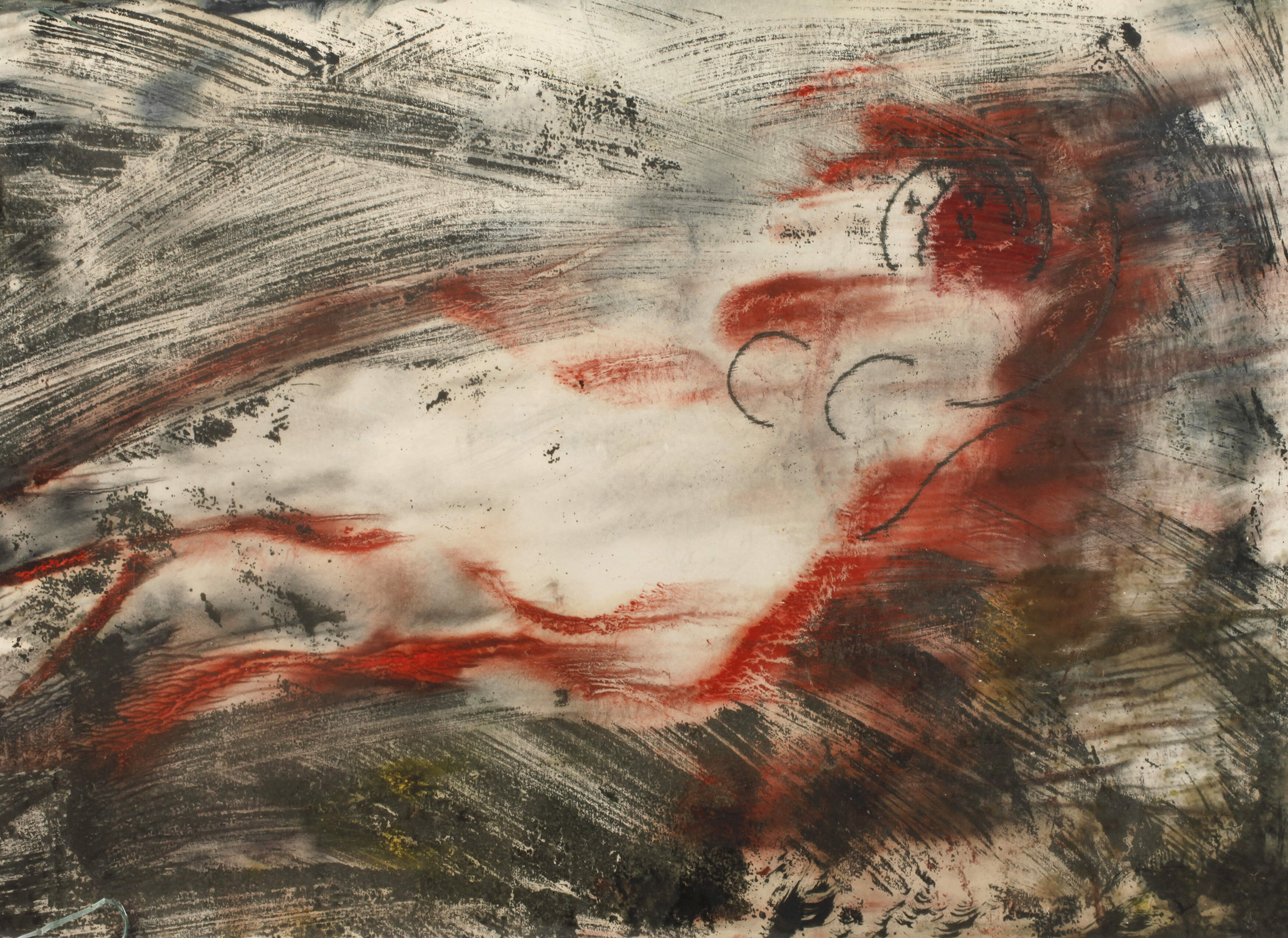 Prof. Heinz Werner, Liegender Damenakt