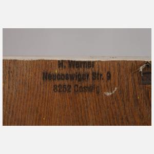 Prof. Heinz Werner, Ruhepause auf der Bank