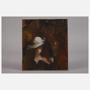 Prof. Heinz Werner, Dame mit Hut