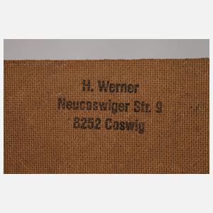 Prof. Heinz Werner, Akt mit Grün