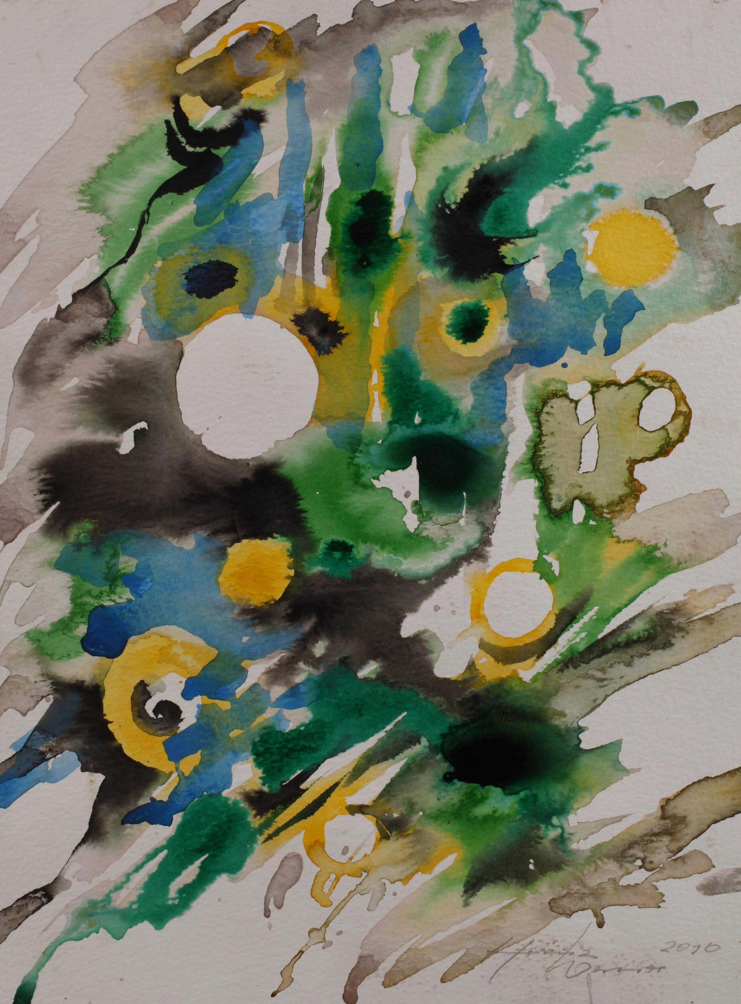 Prof. Heinz Werner, Abstrakte Komposition