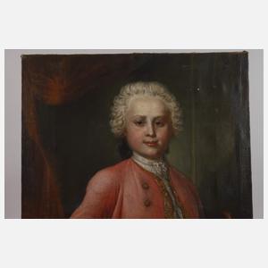 Heinrich Leichner, attr., Portrait eines jungen Adligen