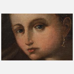 Barockes Mädchenportrait