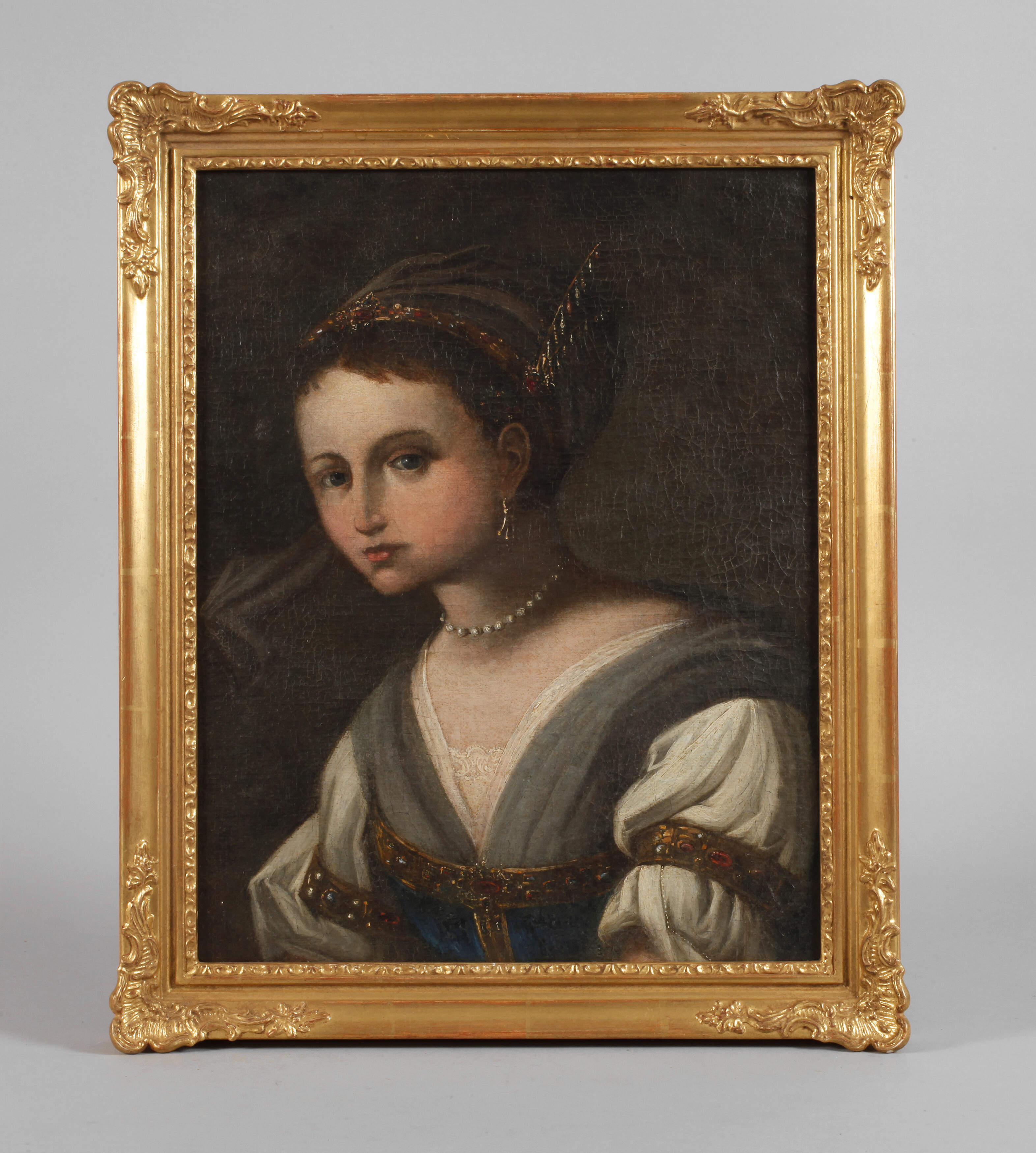 Barockes Mädchenportrait