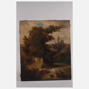 Oscar Cramer, Romantische Landschaft