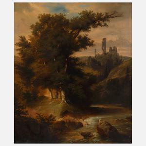 Oscar Cramer, Romantische Landschaft