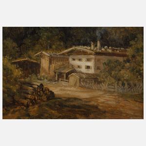 Johann Jacob Dorner d. J., attr., Alpenlandschaft