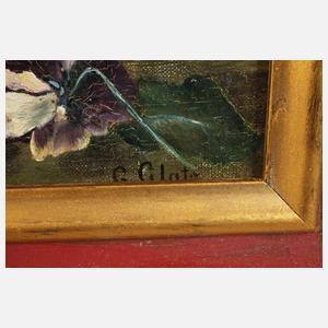 G. Glatz, Zwei Blumenstillleben