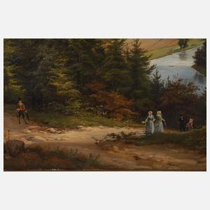 G. Hesse, Ansicht Schloss Burgk an der Saale