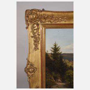 G. Hesse, Ansicht Schloss Burgk an der Saale