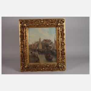 Kirk van Hoom, attr., "Motiv aus dem Haag"