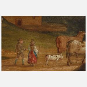 Carl Katterfeldt, Hirten im Dorf