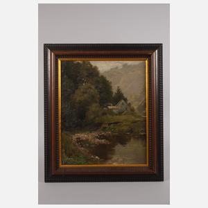 Oskar Leu, Häuschen am Waldrand