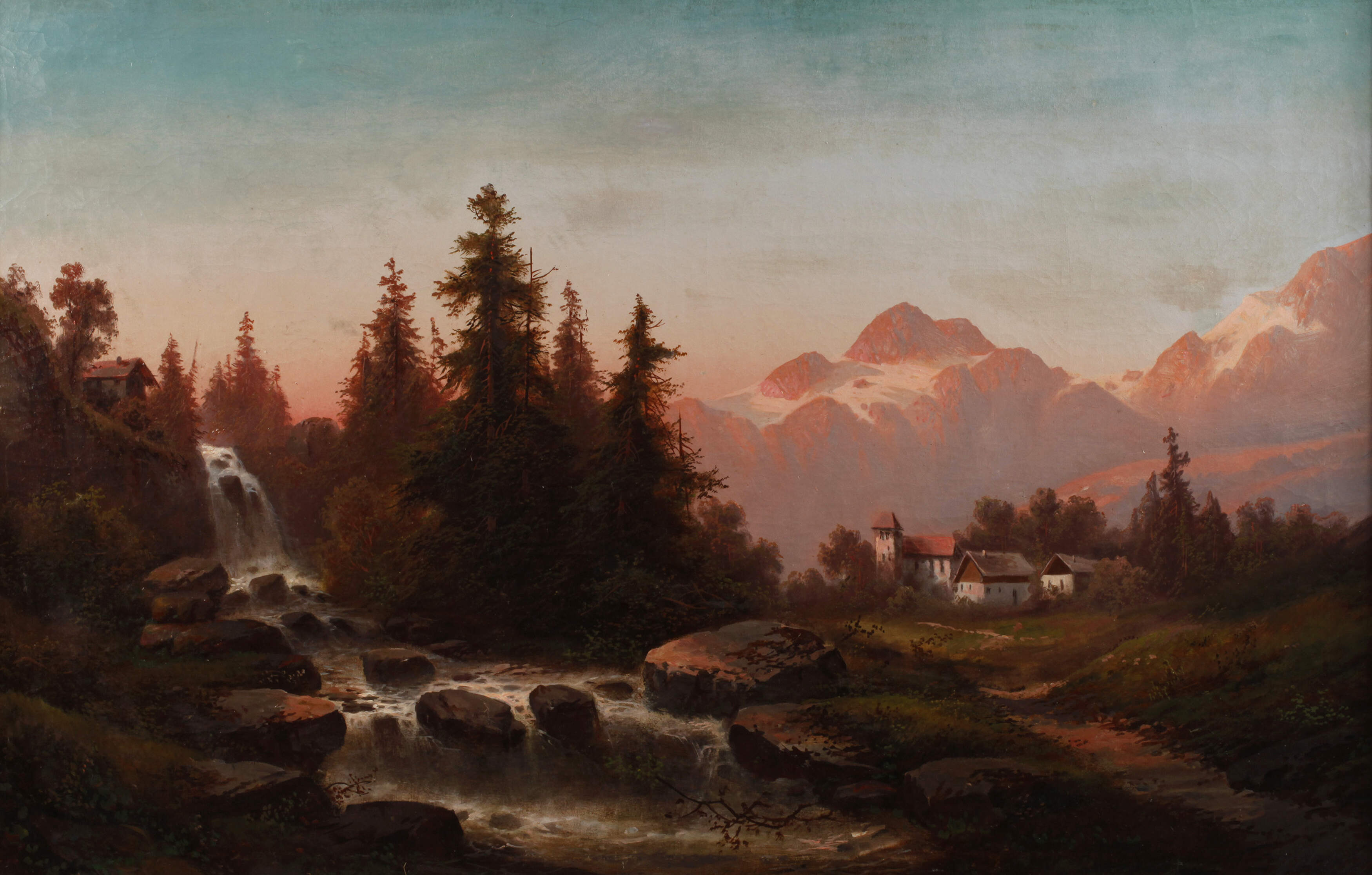 C. Lubin, Morgendämmerung im Gebirge