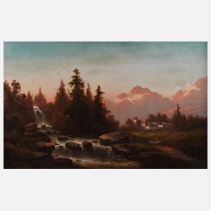 C. Lubin, Morgendämmerung im Gebirge