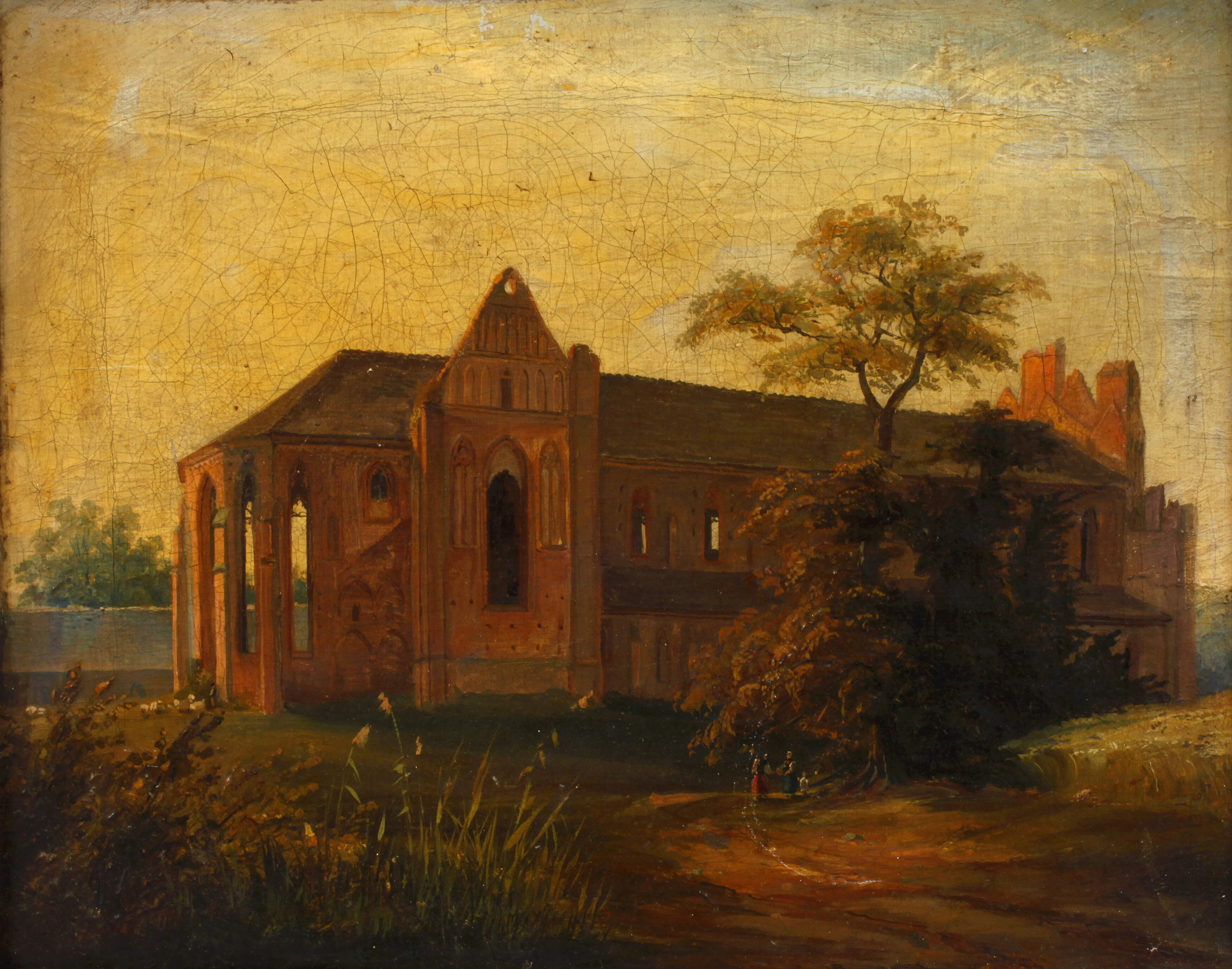 Julie Matton, attr., Kloster Chorin bei Eberswalde