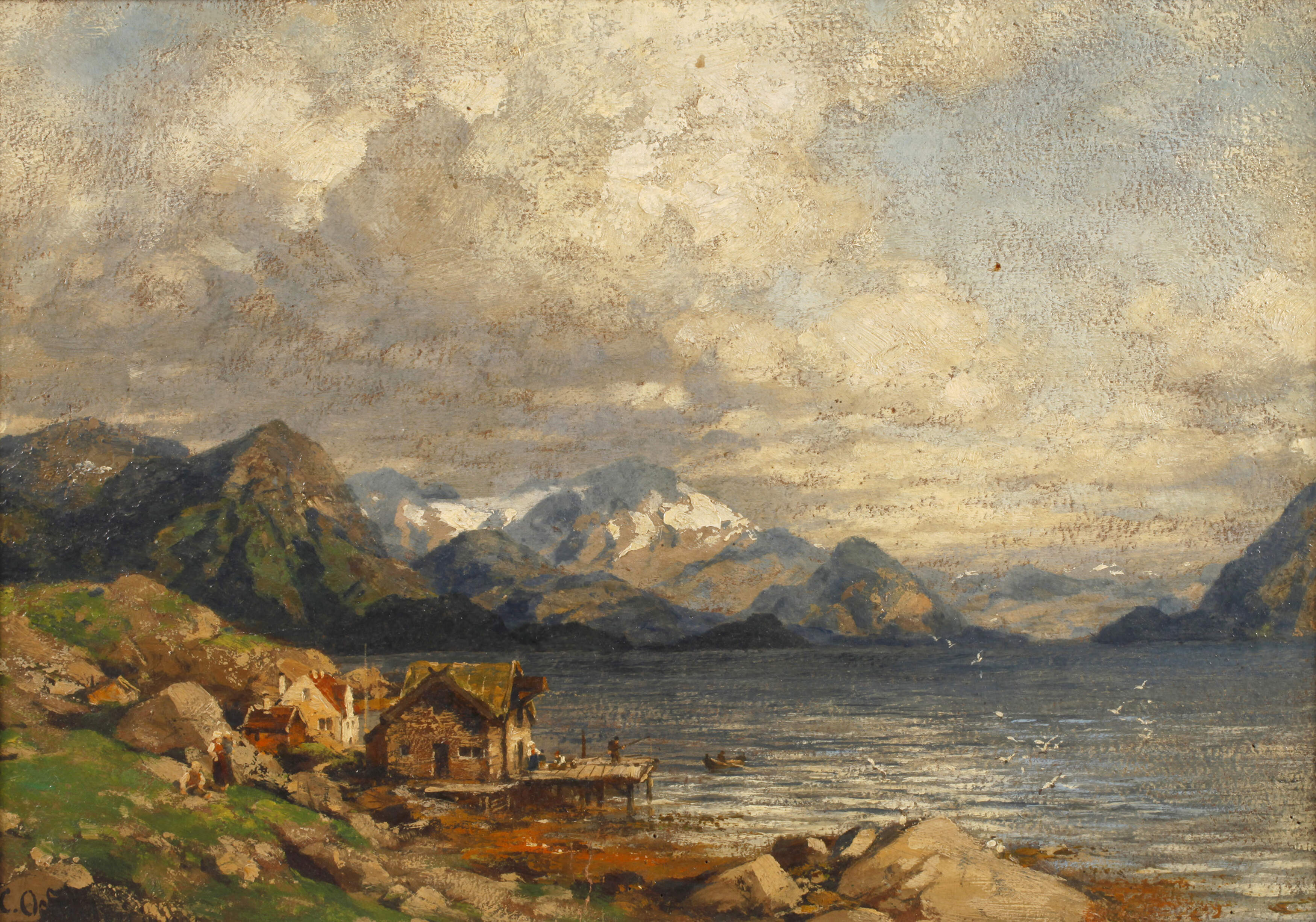 Carl August Oesterley Junior, "Am Saltenfjord"
