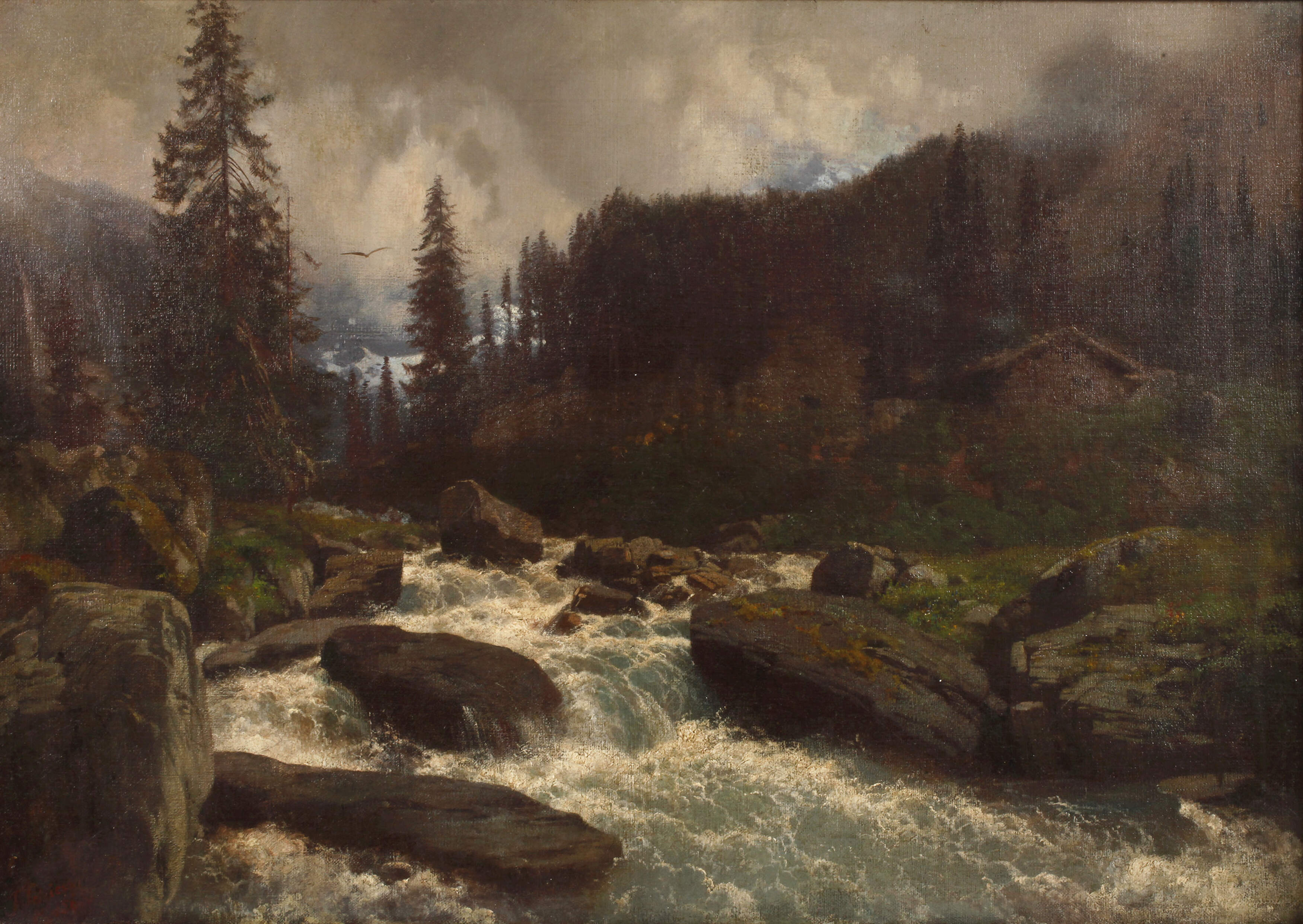 Traugott Schiess, Gebirgslandschaft