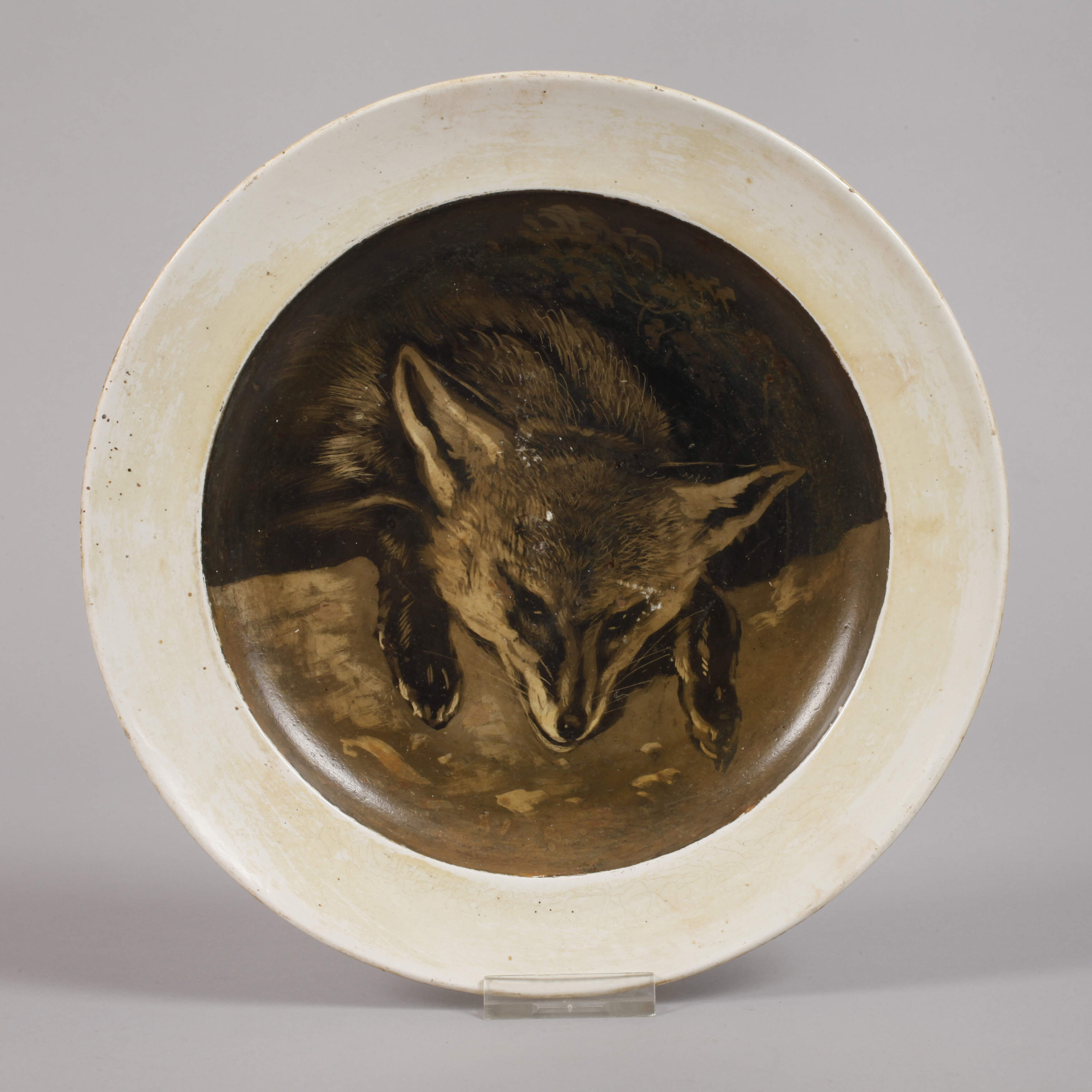 August Schleich, Rauchmalerei "Fuchs"