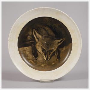 August Schleich, Rauchmalerei "Fuchs"