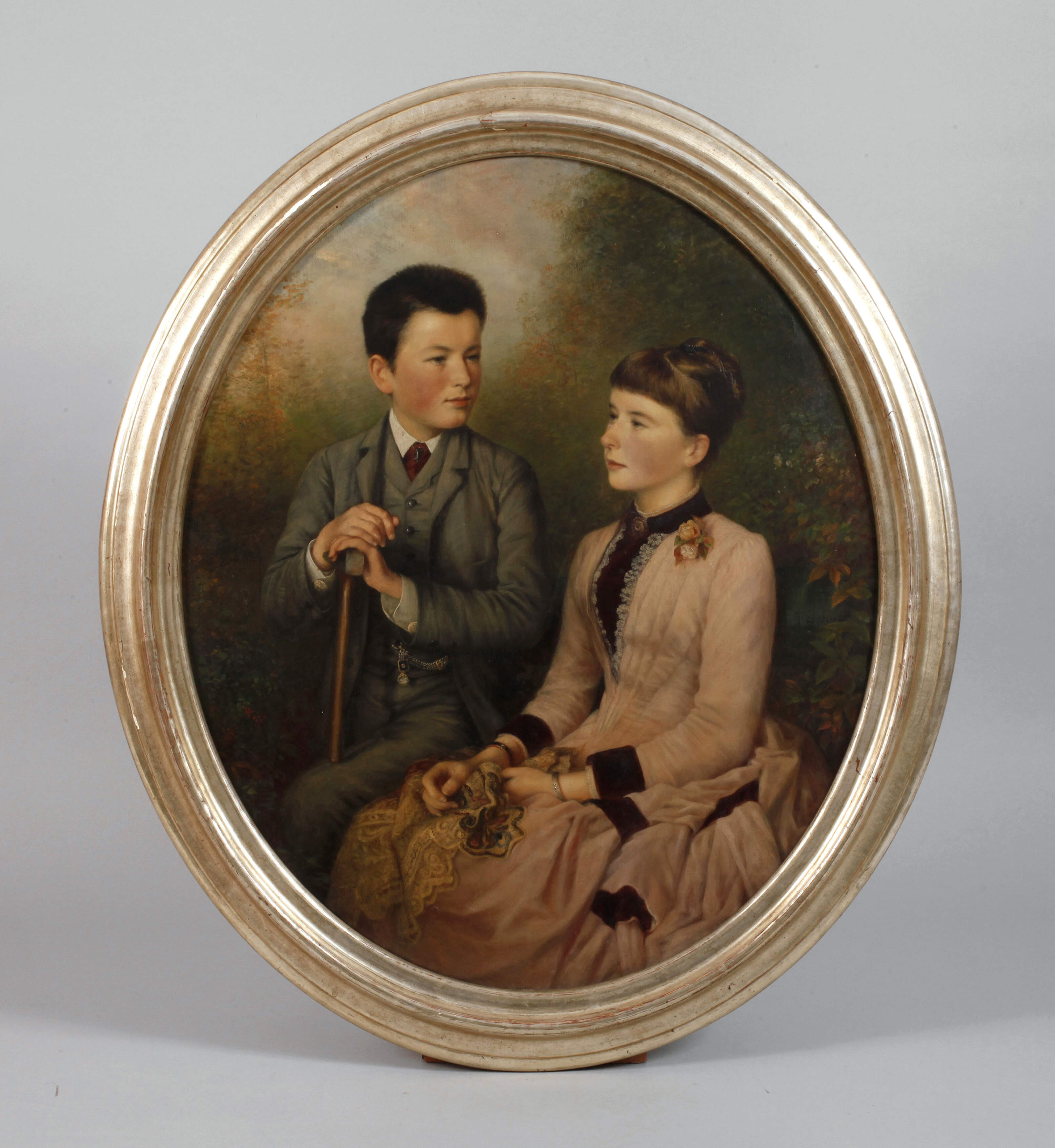 Theodor Schüz, Geschwisterportrait