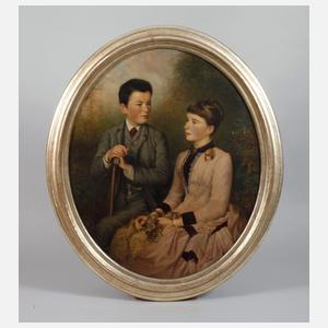 Theodor Schüz, Geschwisterportrait