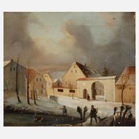 Winterliche Dorfszene111