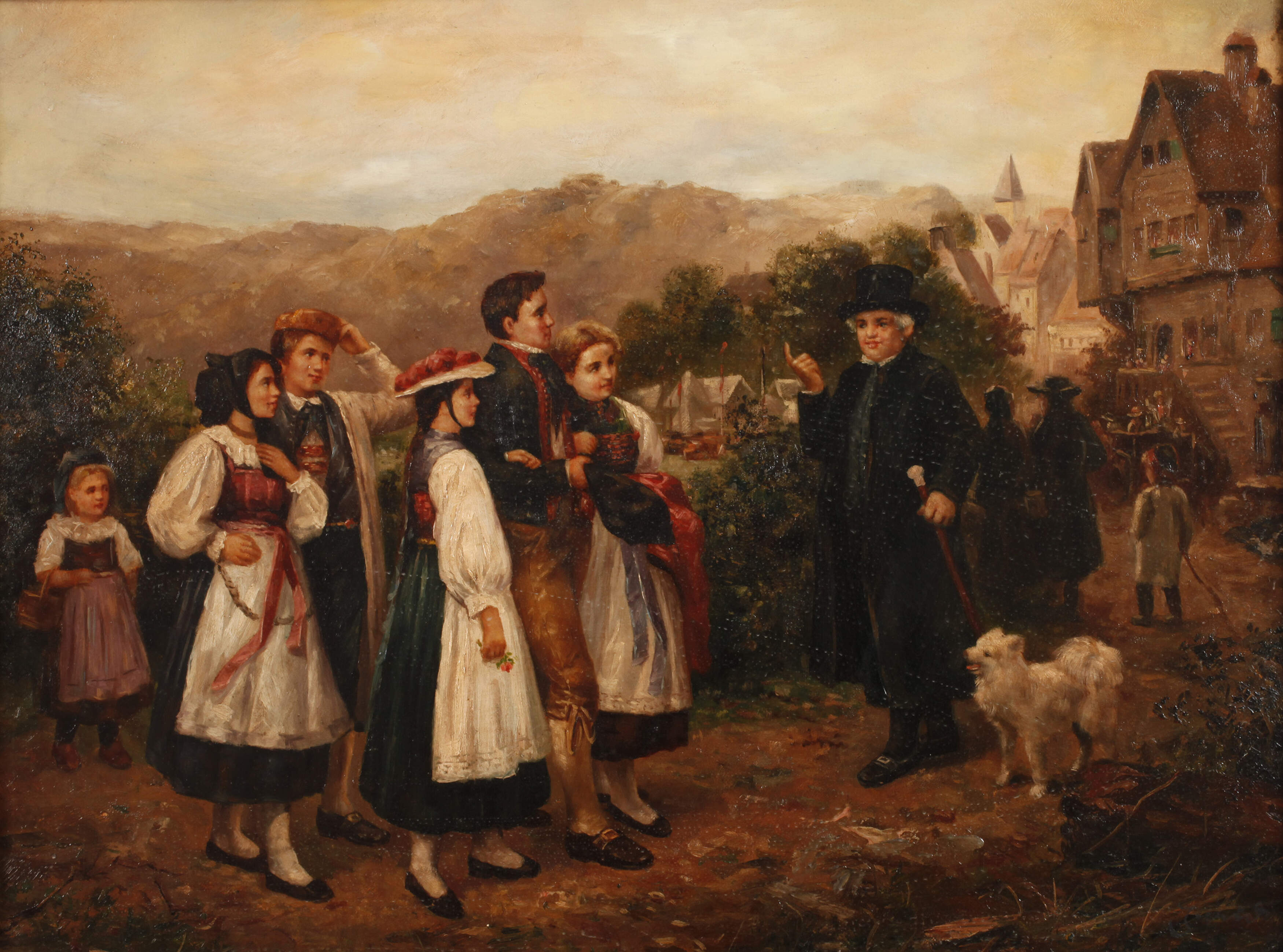 Schwarzwälder Dorfszene