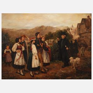 Schwarzwälder Dorfszene