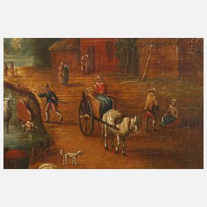 Geschäftiges Treiben am Seeufer