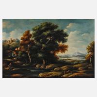 Spätromantische mediterrane Landschaft111