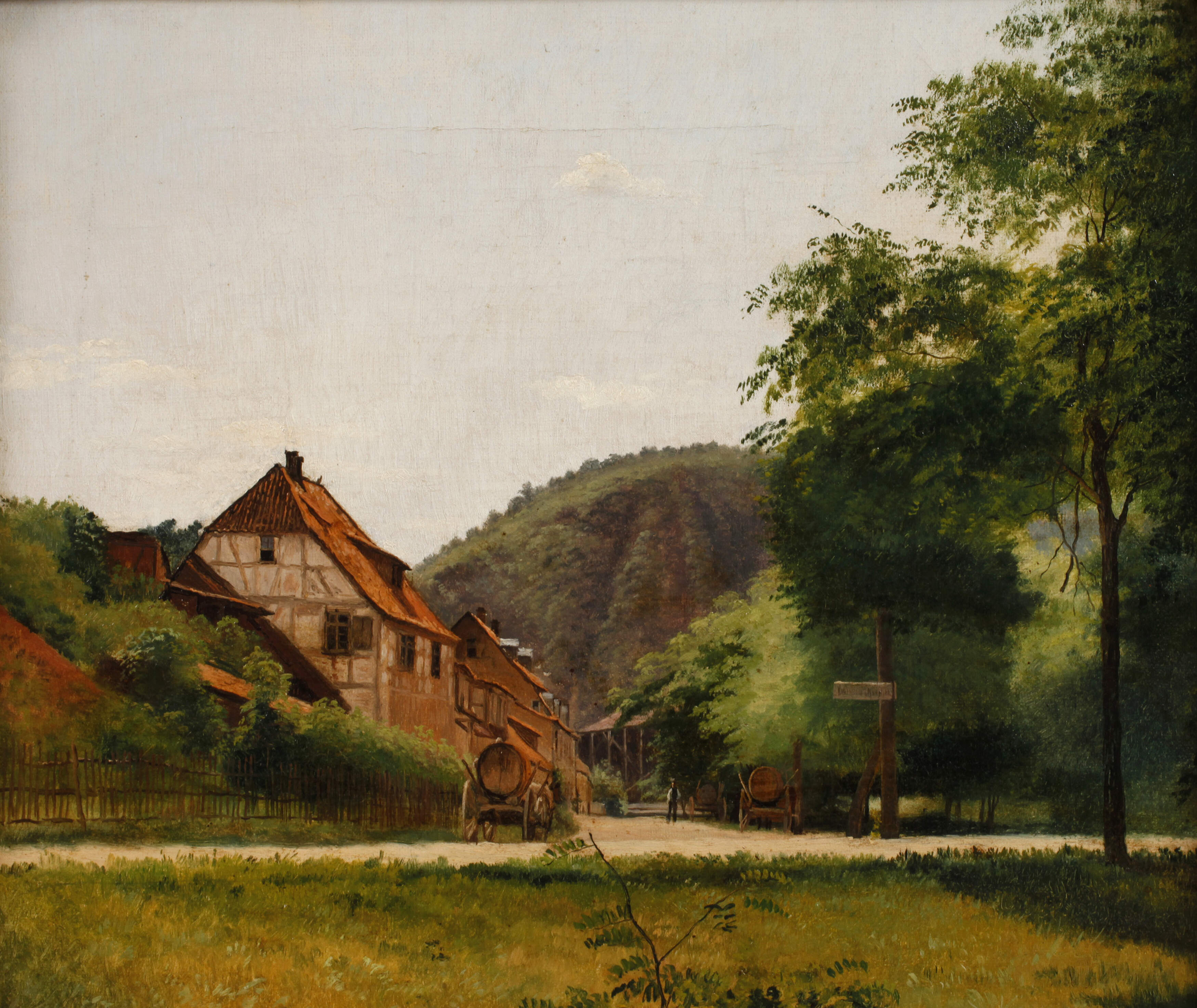 Bauerngehöft an Landstraße