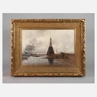 "Die Ostmole bei Swinemünde"111