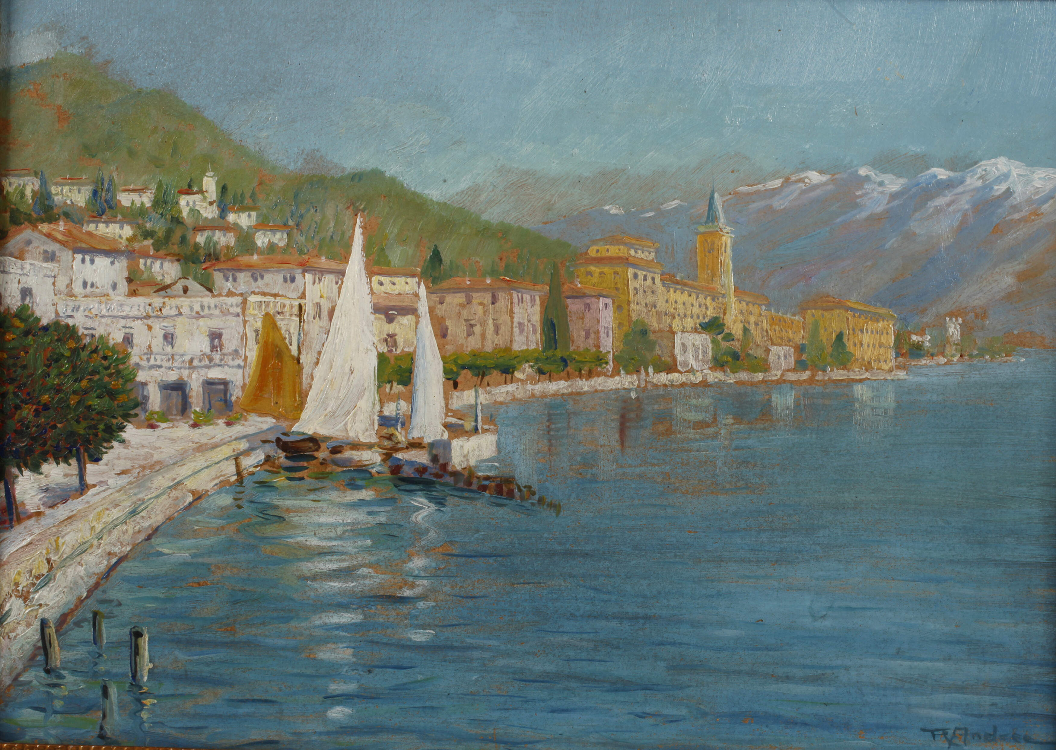 Rudolf Andree, "Gardone-Riviera (Gardasee)"