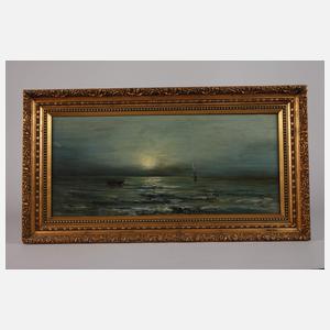 E. Behre, Mondschein über dem Meer