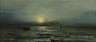E. Behre, Mondschein über dem Meer