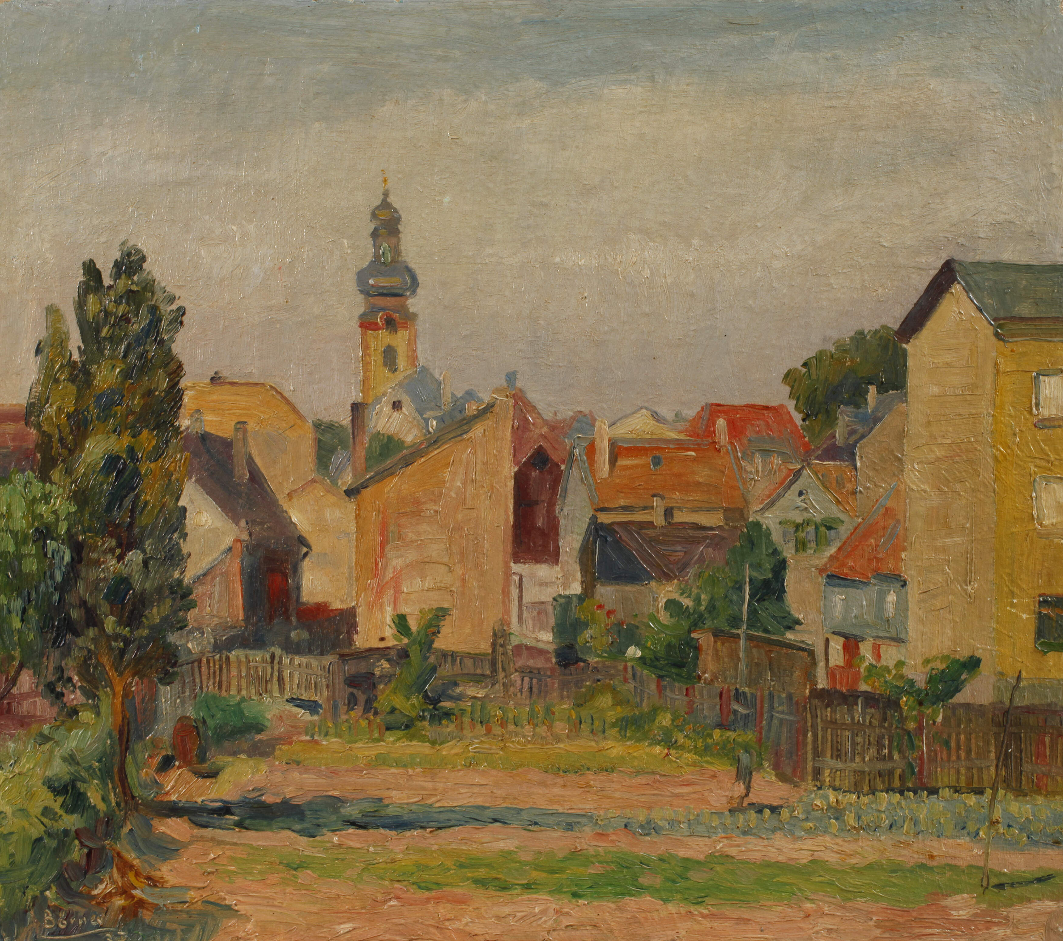 Emil Paul Börner, Dorfszene