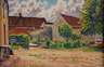 Gustave Cariot, Dorfansicht von Auxy