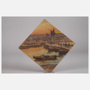 Walter Corsep, "Tientsin, Russenbrücke"